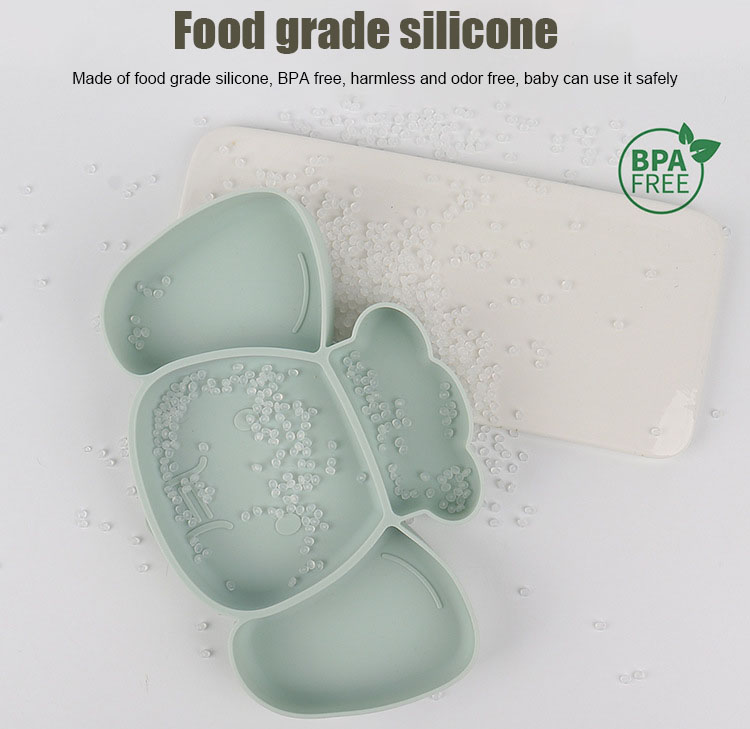 baby silicone plate